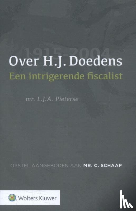 Pieterse, L.J.A. - Over H.J. Doedens (1915-2004)