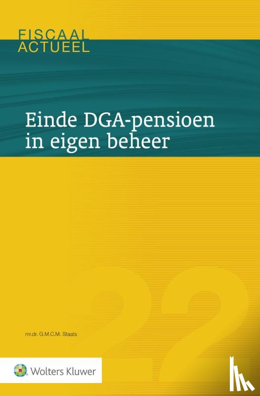  - Einde DGA-pensioen in eigen beheer