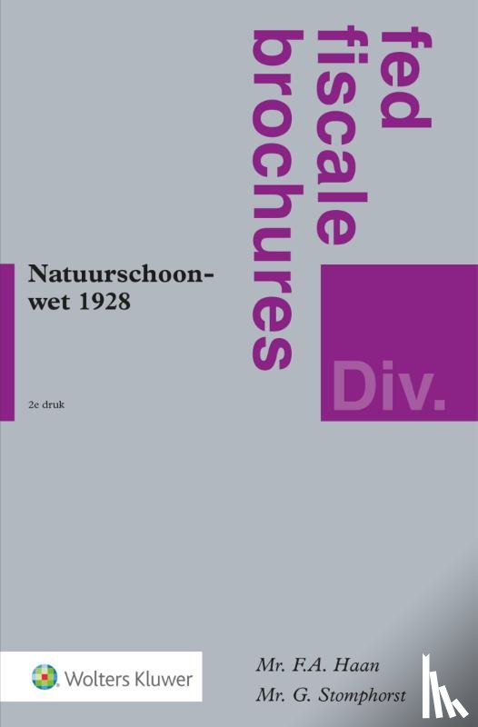  - Natuurschoonwet 1928 in theorie en praktijk