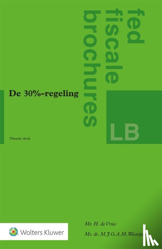 Vries, H. de, Weerepas, M.J.G.A.M. - De 30%-regeling