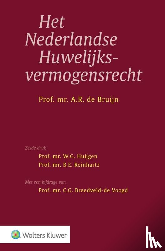 Bruijn, A.R. de - Het Nederlandse Huwelijksvermogensrecht