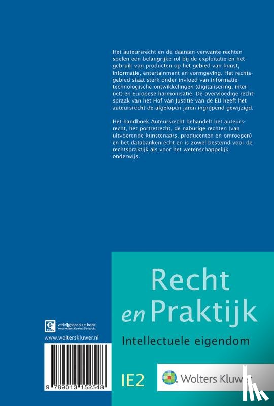 Spoor, J.H., Verkade, D.W.F., Visser, D.G.J. - Auteursrecht