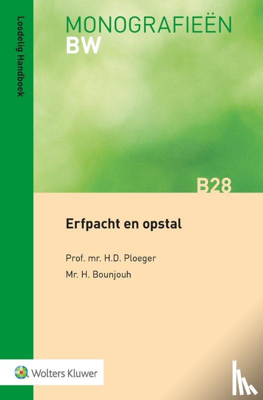 Ploeger, H.D., Bounjouh, H. - Erfpacht en opstal