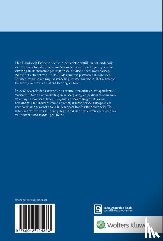  - Handboek Erfrecht