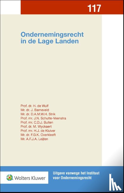 Wulf, H. De - Ondernemingsrecht in de Lage Landen