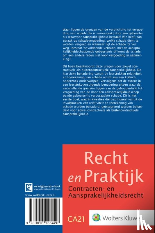 Kooij, D.A. van der - Relativiteit, causaliteit en toerekening van schade