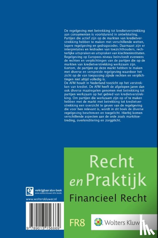 Poelgeest, J.M. van - Kredietverstrekking aan consumenten