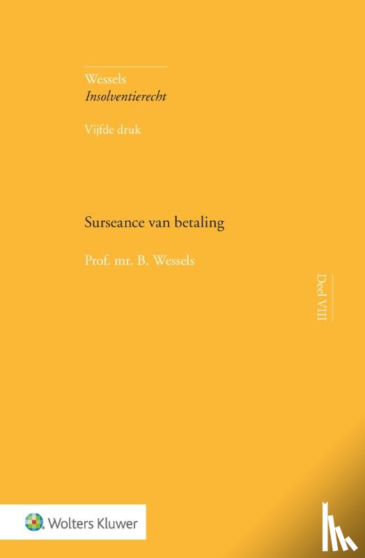 Wessels, B. - Surseance van betaling