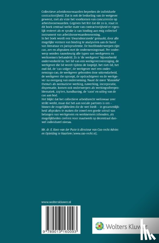  - Collectieve arbeidsvoorwaarden en individuele contractsvrijheid