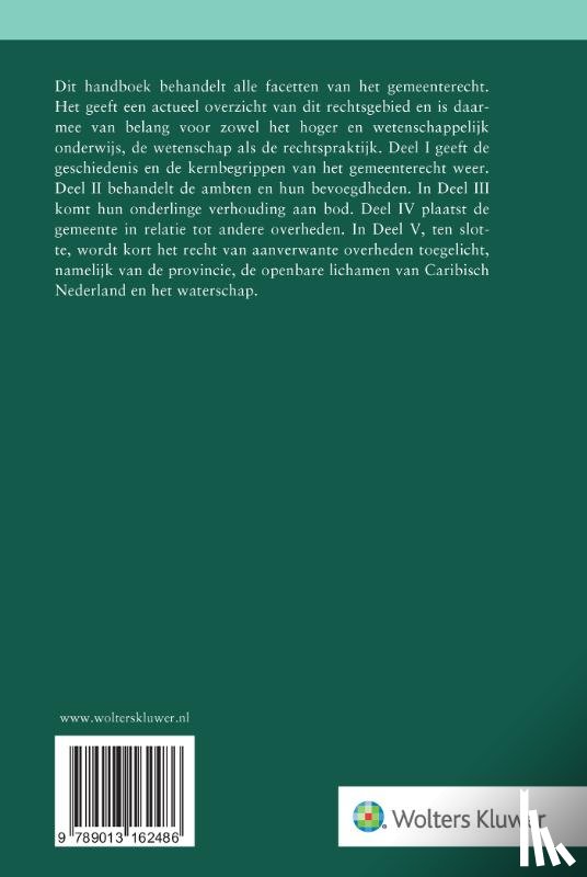 Broeksteeg, J.L.W. - Gemeenterecht