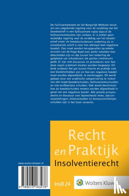 Steneker, A. - De negatieve boedel