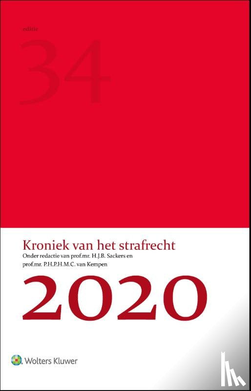 - Kroniek van het strafrecht 2020
