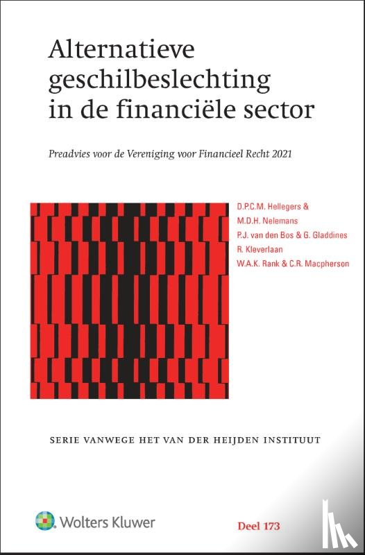 Hellegers, D.P.C.M. - Alternatieve geschilbeslechting in de financiële sector