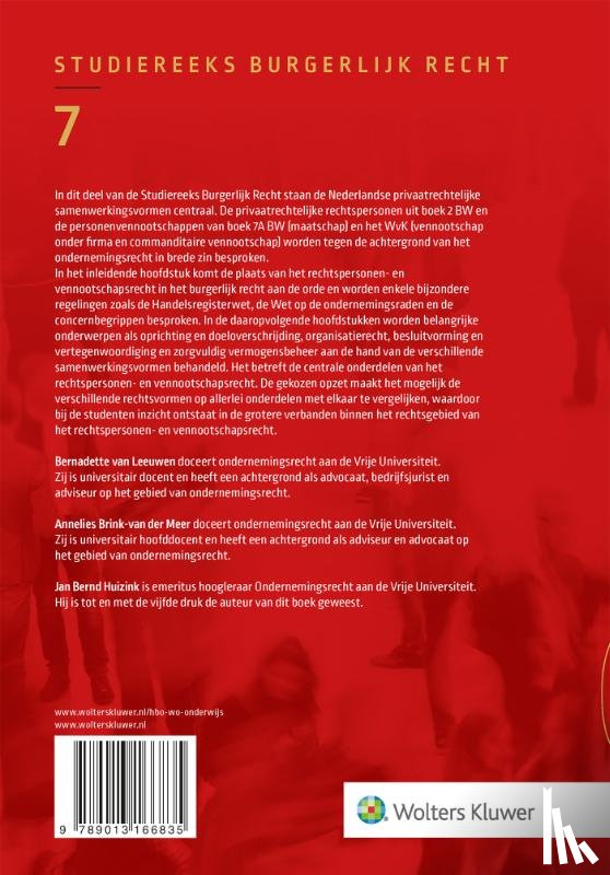Brink-van der Meer, J.E. - Rechtspersoon, vennootschap en onderneming