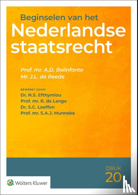 Belinfante, A.D. - Beginselen van het Nederlandse staatsrecht