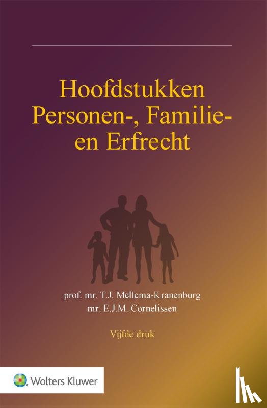  - Hoofdstukken personen-, familie- en erfrecht