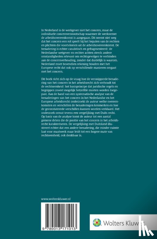  - Werkgeverschap in concernverband