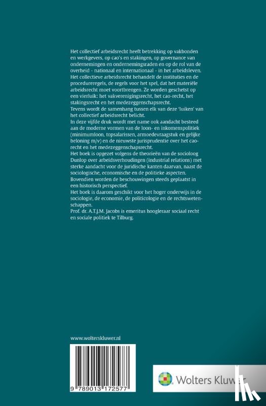  - Collectief arbeidsrecht