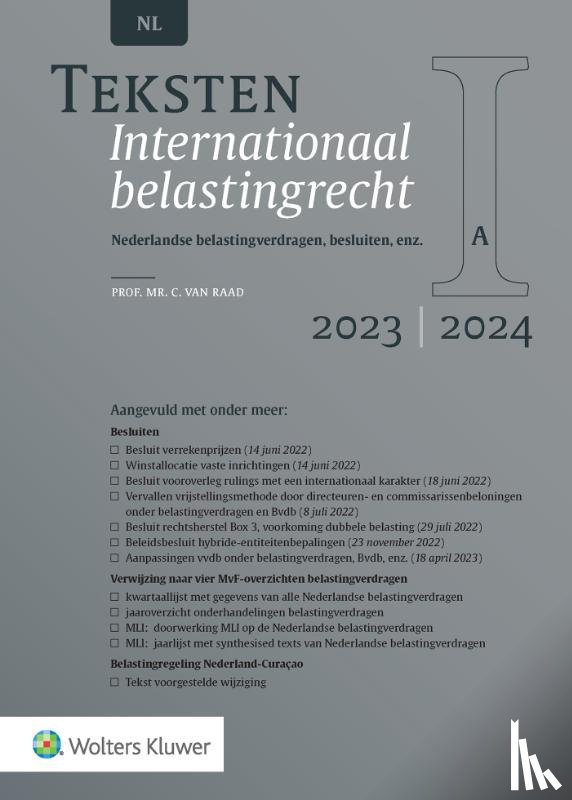  - Teksten Internationaal belastingrecht 2023/2024