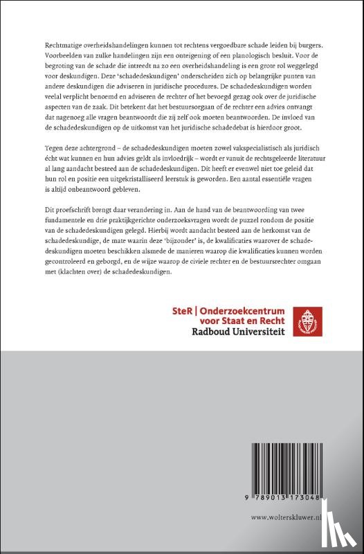  - De (bijzondere) positie van onteigenings- en nadeelcompensatiedeskundigen