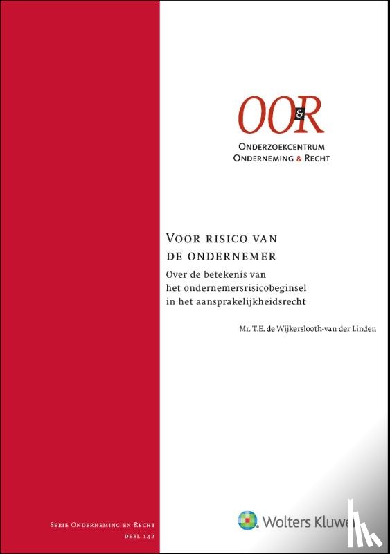  - Voor risico van de ondernemer