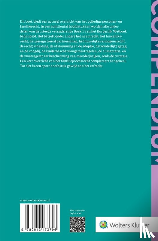  - Compendium van het personen- en familierecht
