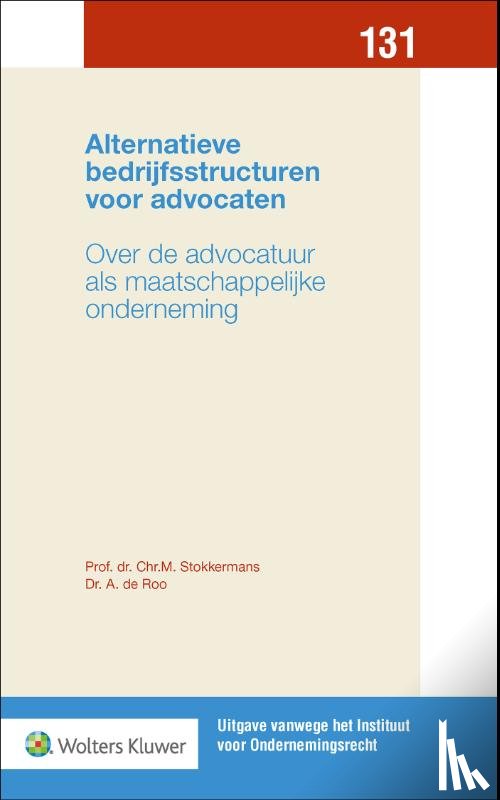  - Alternatieve bedrijfsstructuren voor advocaten