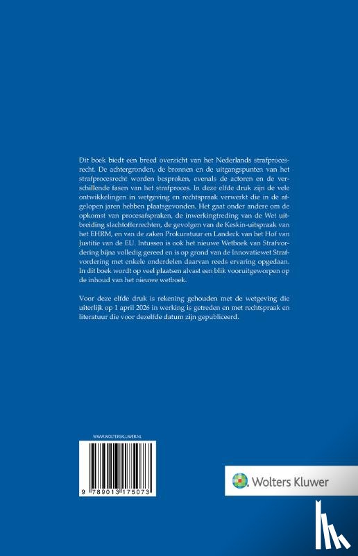  - Het Nederlands strafprocesrecht