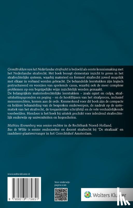  - Grondtrekken van het Nederlandse strafrecht