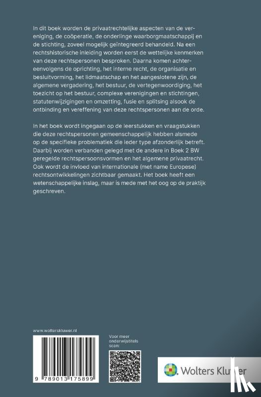  - Van vereniging & stichting, coöperatie en onderlinge waarborgmaatschappij