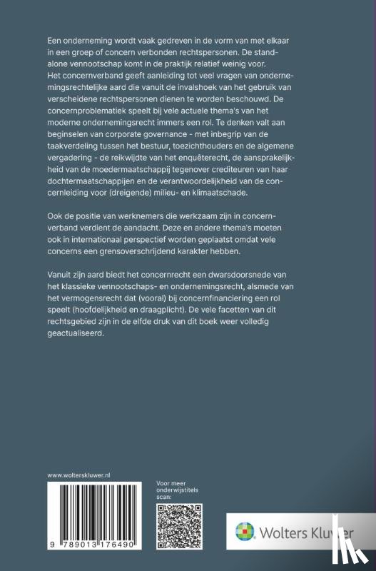  - Van het concern