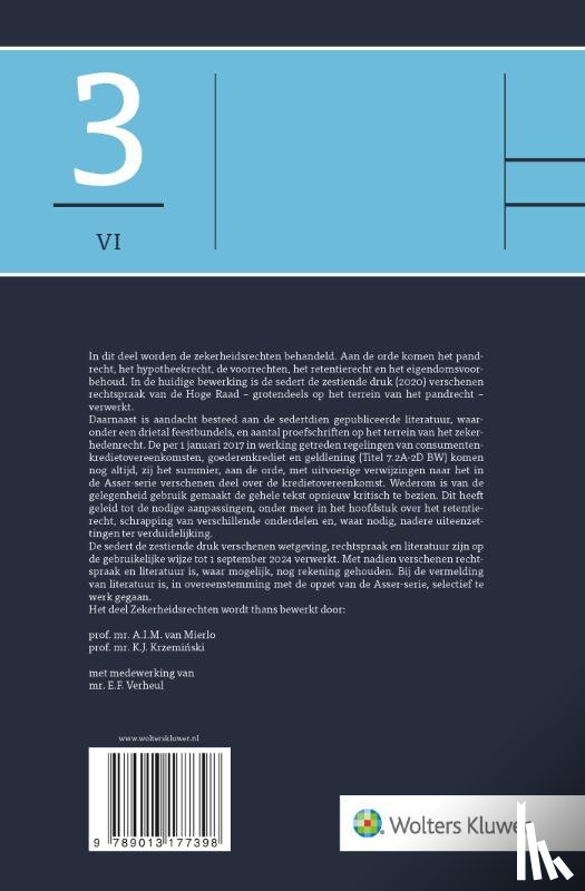  - Asser 3-VI Zekerheidsrechten