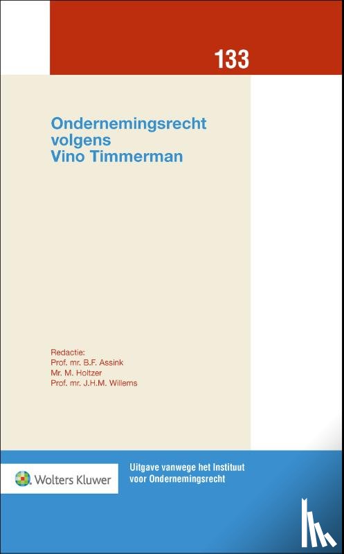 Assink, B.F. - Ondernemingsrecht volgens Vino Timmerman