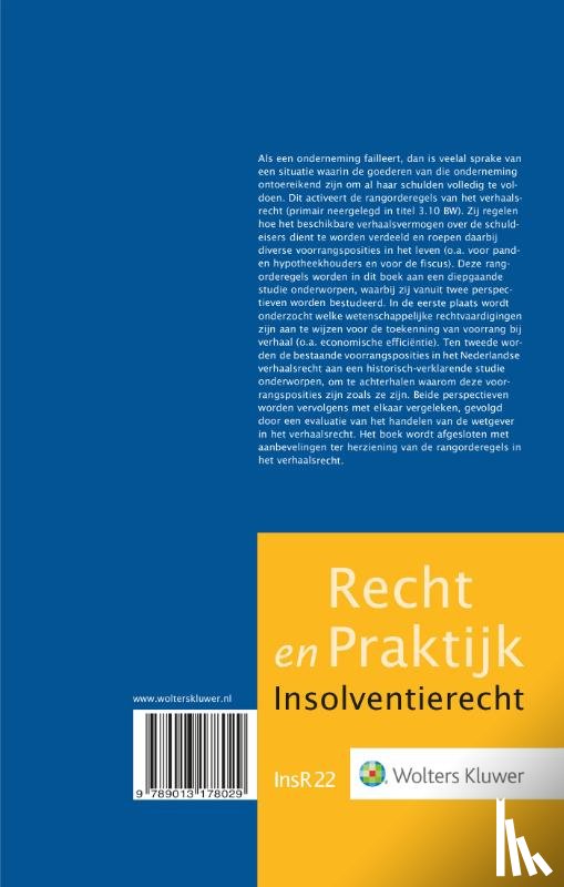 - Voorrang bij verhaal