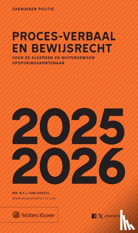  - Zakboek proces-verbaal en bewijsrecht 2025-2026