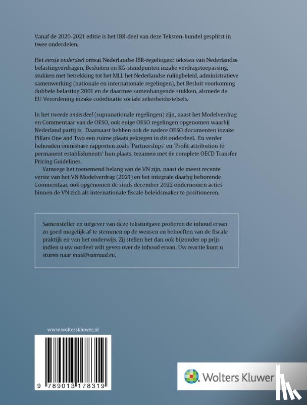  - Teksten Internationaal belastingrecht 2025/2026