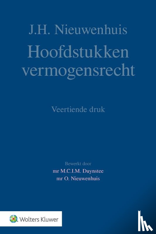  - Hoofdstukken vermogensrecht