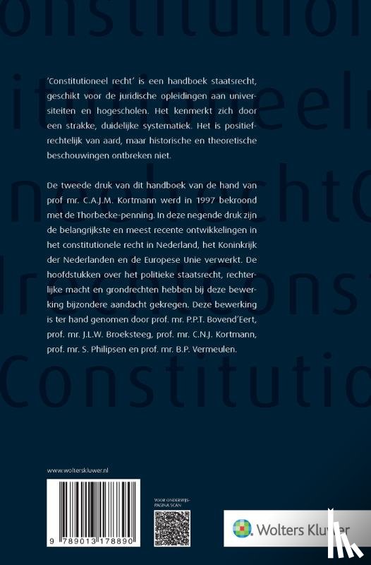  - Constitutioneel recht