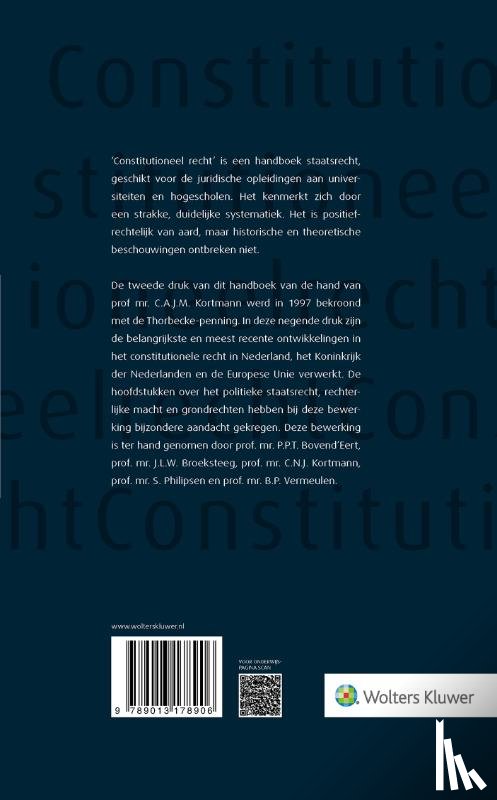  - Constitutioneel recht