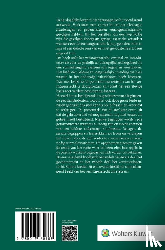  - Zwaartepunten van het vermogensrecht