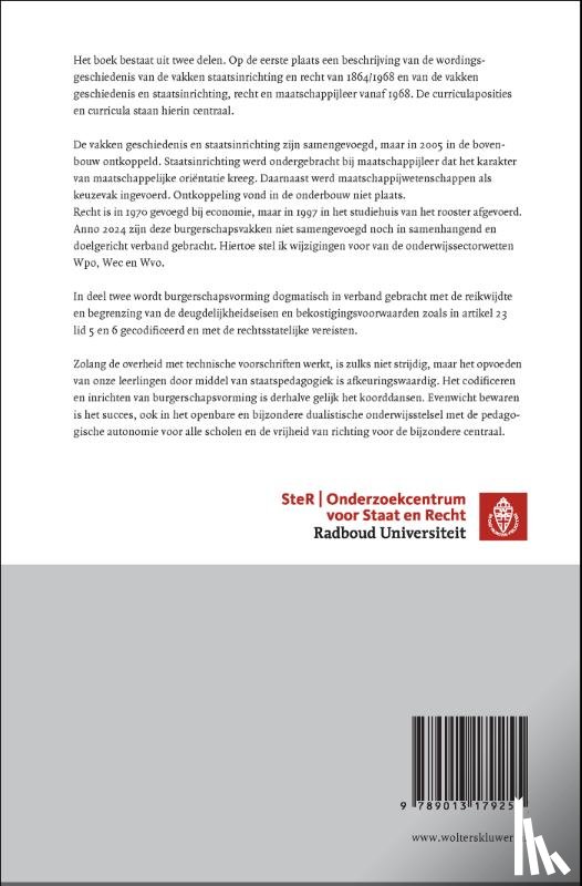  - Burgerschap op orde