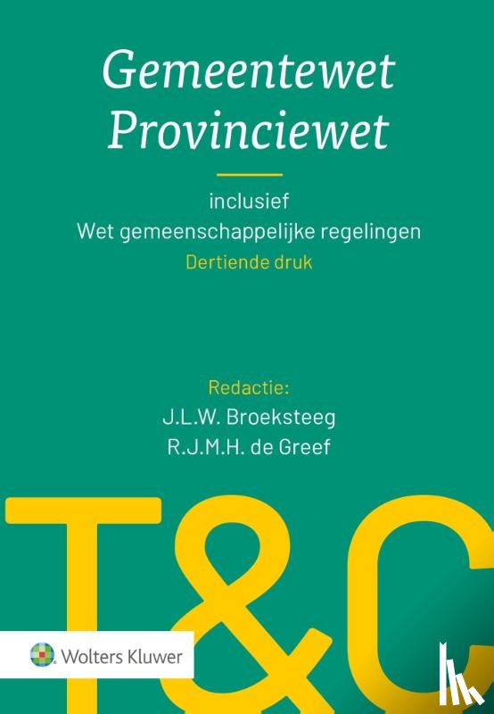  - Gemeentewet Provinciewet