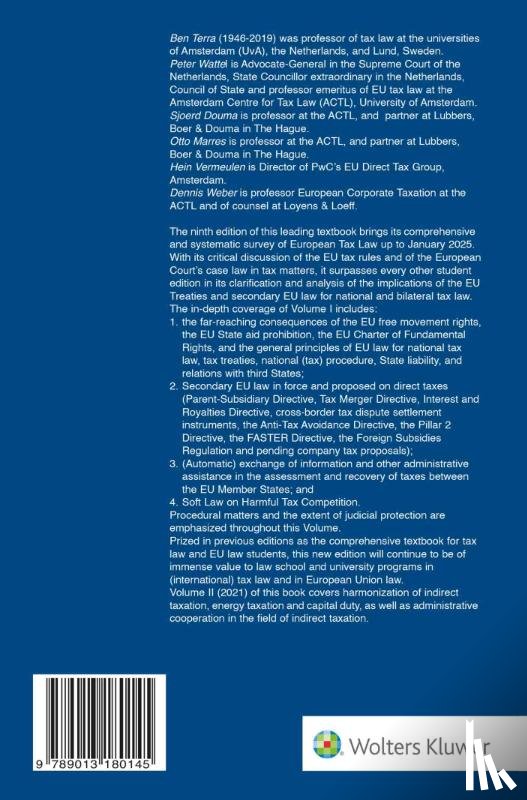  - 1 General Topics and Direct Taxation