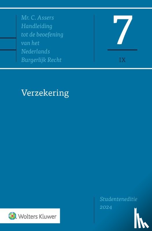  - Asser 7-IX Verzekering - Studenteneditie - 2024