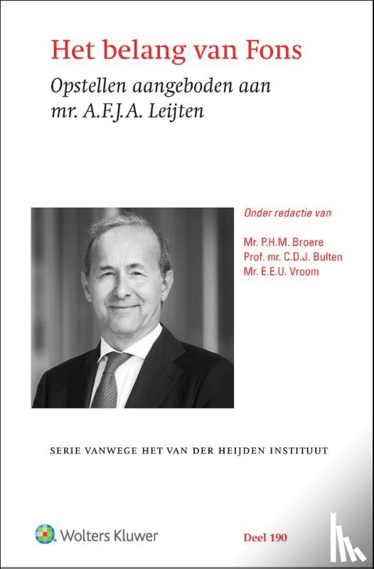 Leijten, A.F.J.A. - Het belang van Fons