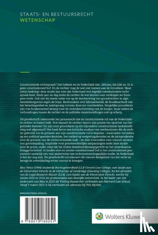 Vetzo, M.J. - Constitutioneel procesrecht