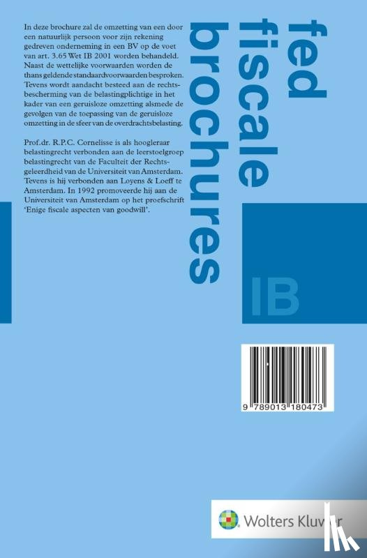 Cornelisse, R.P.C. - Geruisloze omzetting