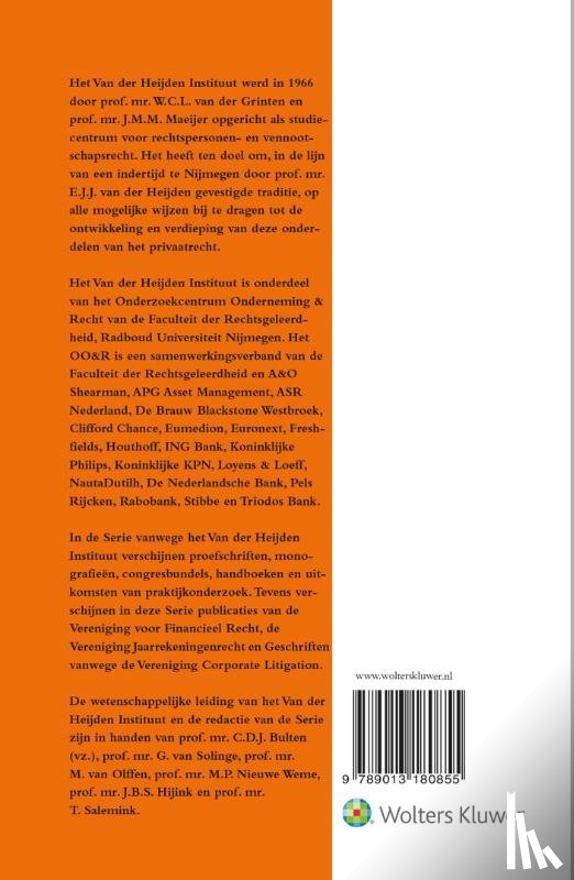  - Geschriften vanwege de Vereniging Corporate Litigation 2024-2025