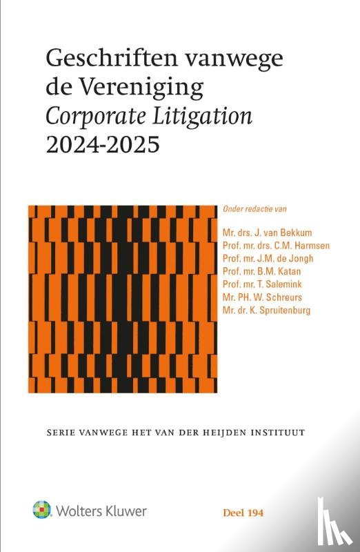  - Geschriften vanwege de Vereniging Corporate Litigation 2024-2025