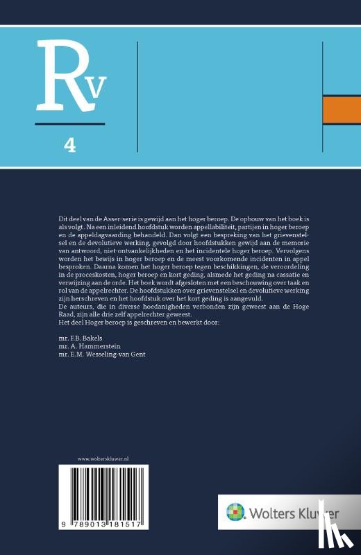  - Procesrecht Hoger beroep